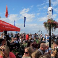 Crowds gather for the 185th annual Cowes Week